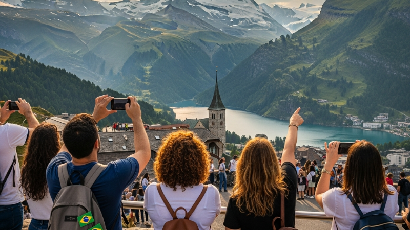 Descobrindo a Beleza Sustentável da Suíça