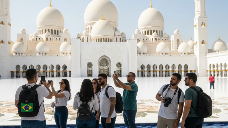 Explorando os Emirados Árabes Unidos: Um Destino de Sonho para Turistas Brasileiros