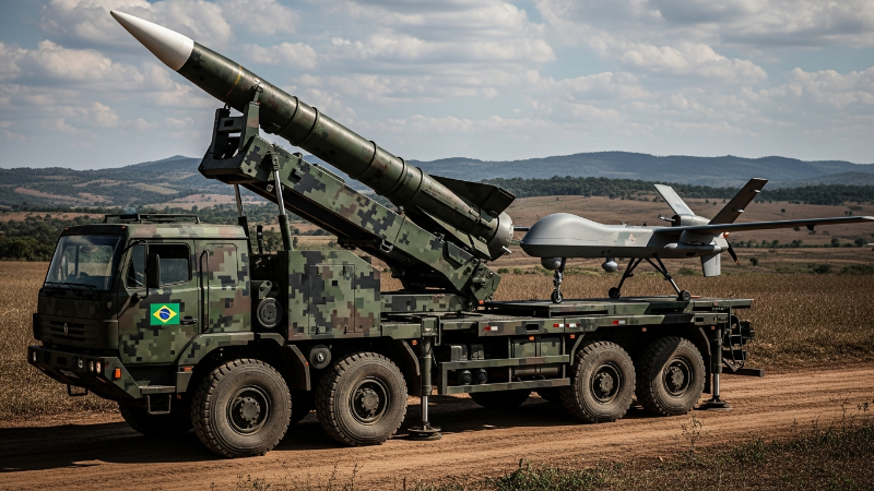 Tecnologia de Defesa: Veículos Especiais com Mísseis e Drones