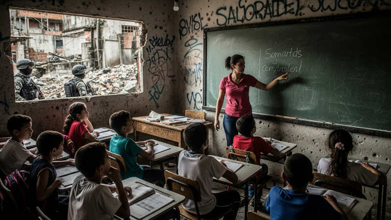 Educação em Tempos de Conflito: Desafios e Oportunidades