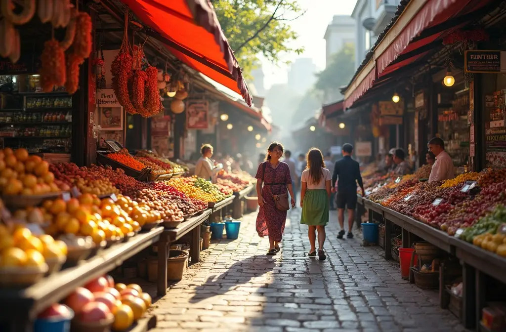 Descubra Sabores e Tradições Locais Sob o Sol de Mercados ao Redor do Mundo