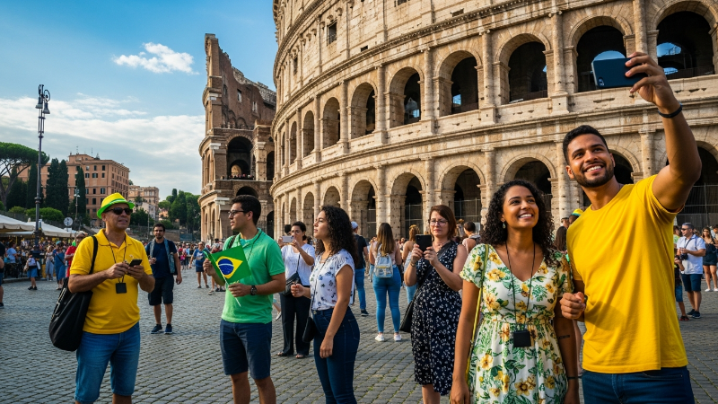 Descobrindo a Itália: Um Destino Esportivo e Cultural para Brasileiros
