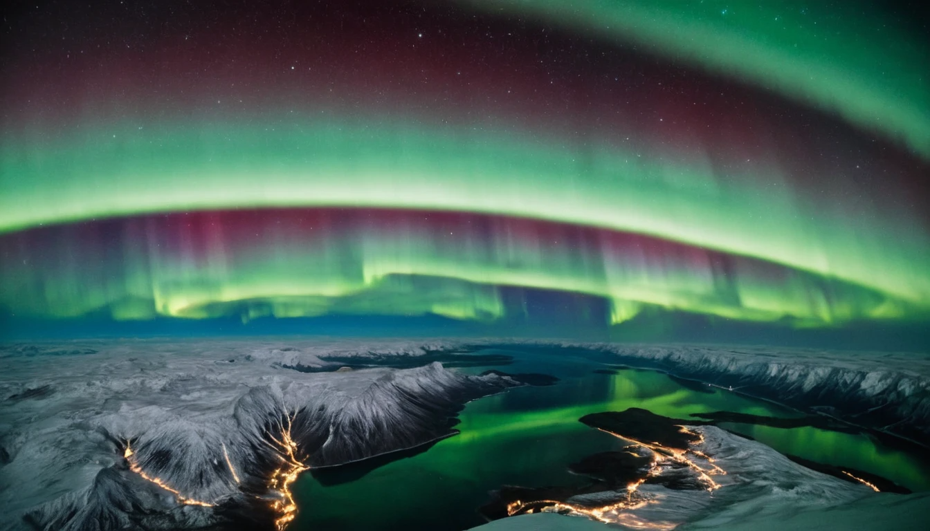 Astronauta compartilha as cores impressionantes de uma aurora boreal vista do espaço; confira