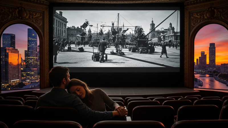 O Papel das Trilhas Sonoras em 'O Homem com a Câmera': Uma Análise da Obra de Dziga Vertov