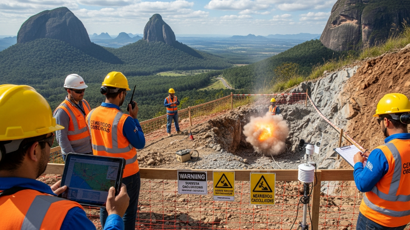 Detonação de Rochas na Serra: Entendendo o Processo e sua Importância