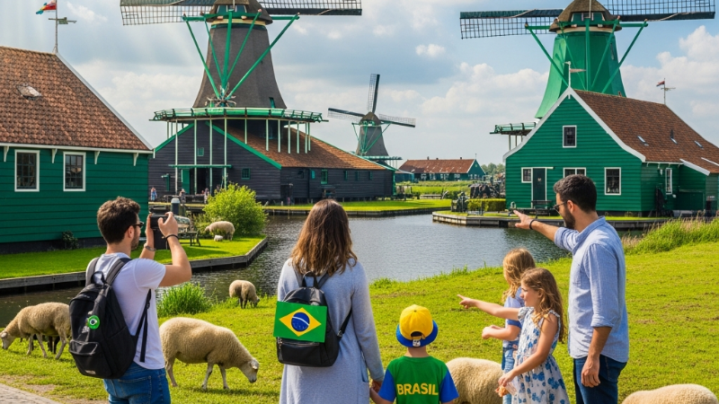 Descobrindo a Beleza Sustentável da Holanda: Um Guia para Turistas Brasileiros