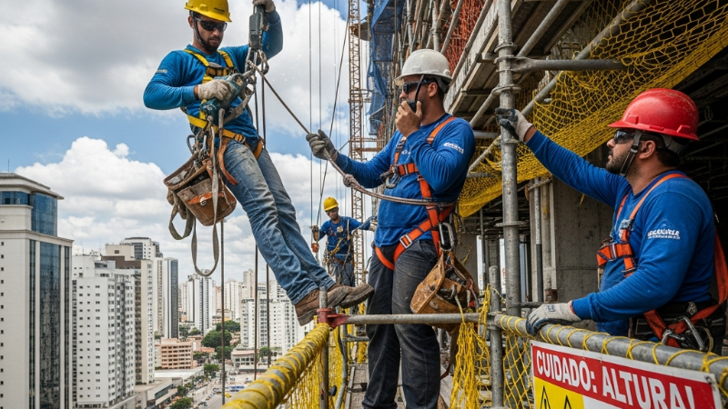 Segurança em Alturas: Entendendo os Riscos e Prevenindo Acidentes