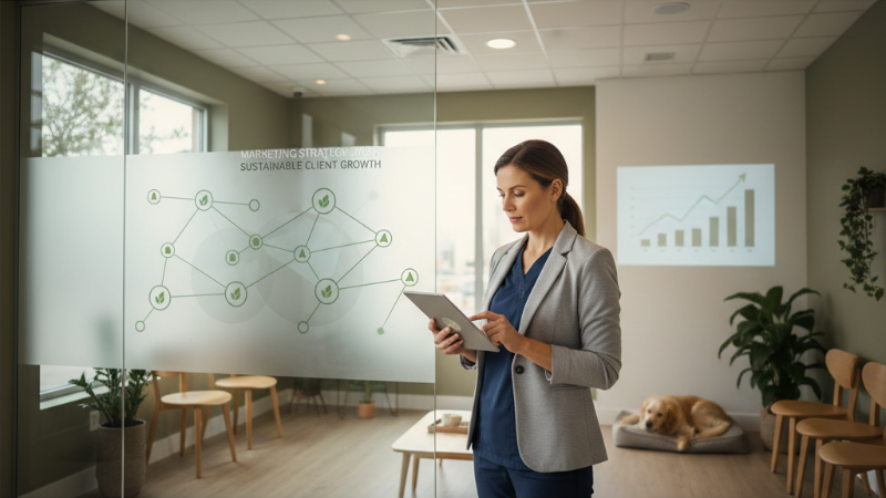 otimização de captação 2025: atraia mais clientes veterinários.