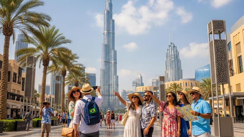Explorando os Emirados Árabes Unidos: Um Guia para Turistas Brasileiros