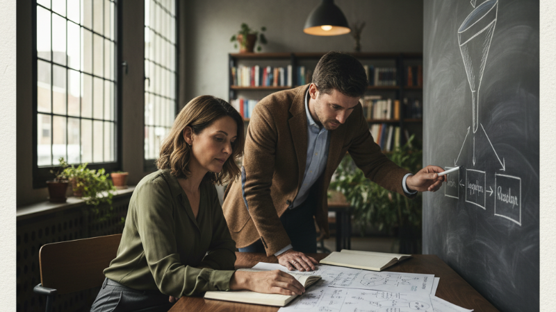 Estratégias comprovadas para escalar matrículas em escolas de idiomas.