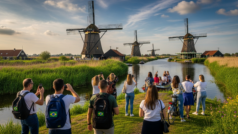 Descobrindo a Holanda: Um Destino Único para Turistas Brasileiros