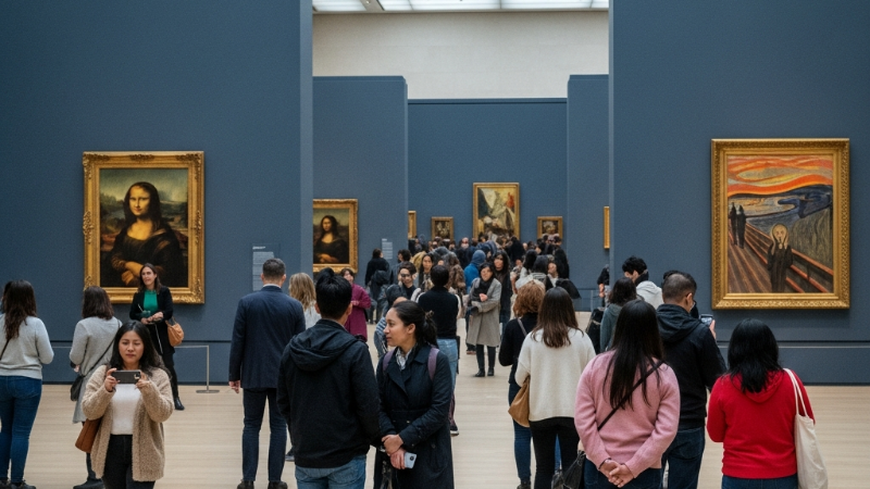 O Poder da Arte: Como Exposições de Grandes Mestres Atraem Milhões de Visitantes