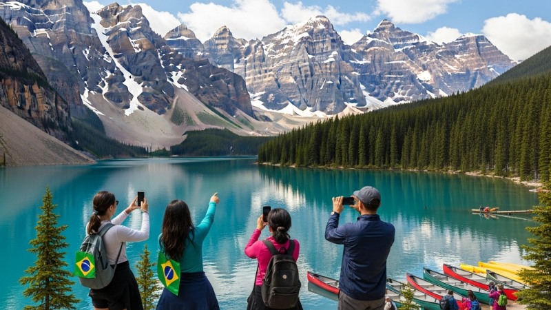 O Canadá: Um Destino Romântico para Casais Brasileiros