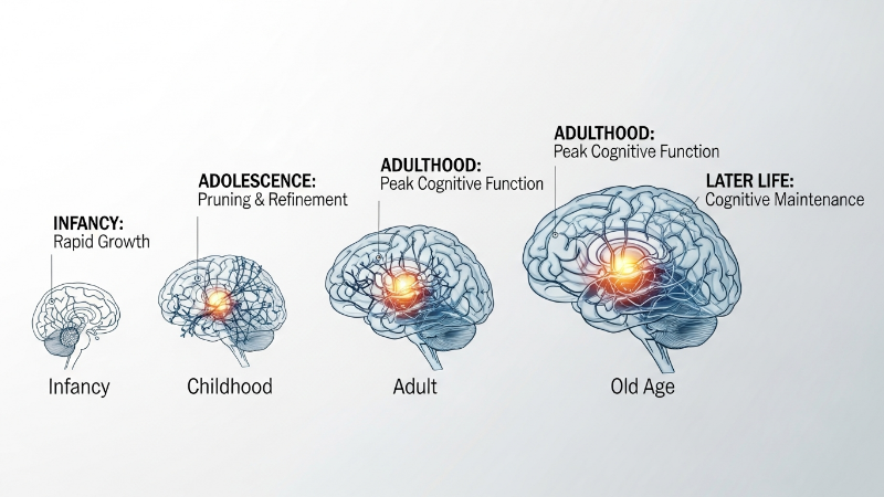 O Desenvolvimento Cerebral ao Longo da Vida: Entendendo as Fases do Cérebro