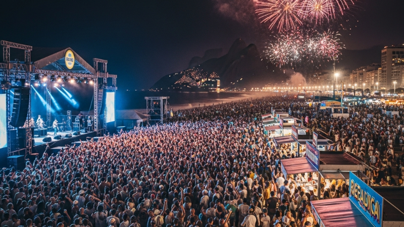 Festas de Ano Novo: Uma Celebração de Música, Cultura e Fogos de Artifício