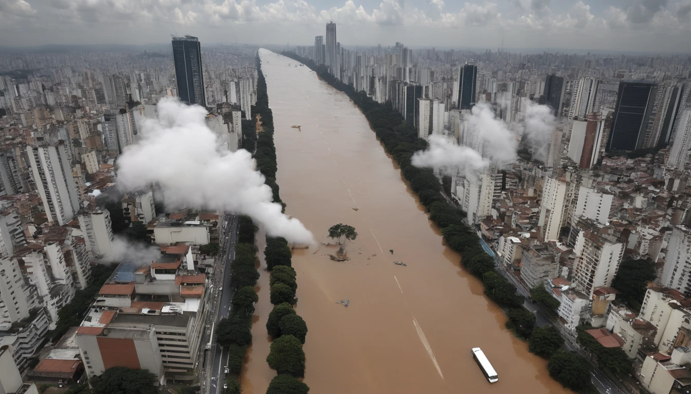 Temporal recorde atinge São Paulo com previsão de mais chuvas nos próximos dias