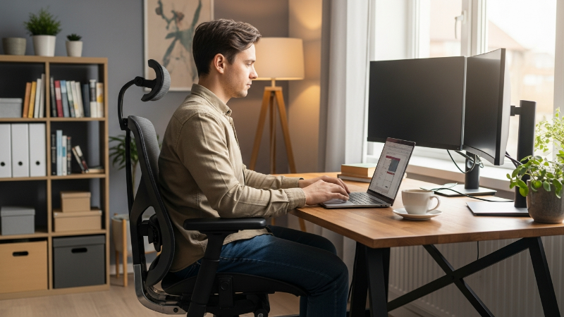 Escolhendo a Cadeira Certa para o Trabalho Remoto: Um Guia para Maior Confort e Produtividade