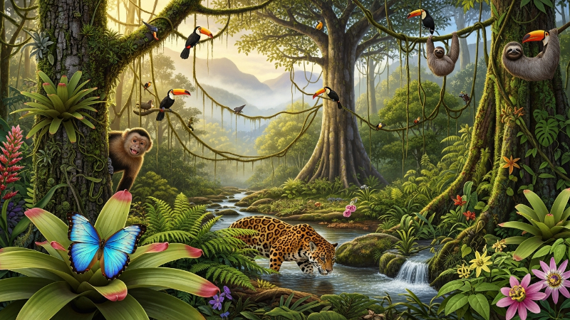 Refúgios Naturais: O Legado de Conservação da Vida Selvagem