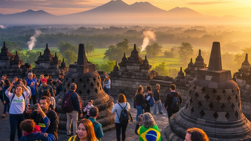 Descobrindo a Beleza da Indonésia: Um Guia para Turistas Brasileiros