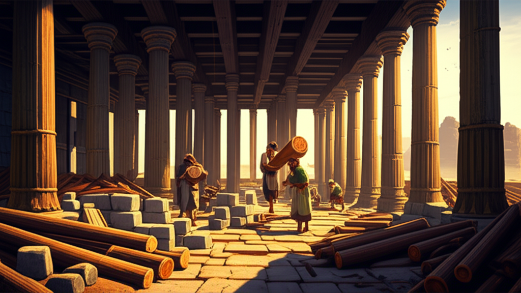 Construíndo o Templo do Coração: Uma Reflexão sobre Esdras 3:7