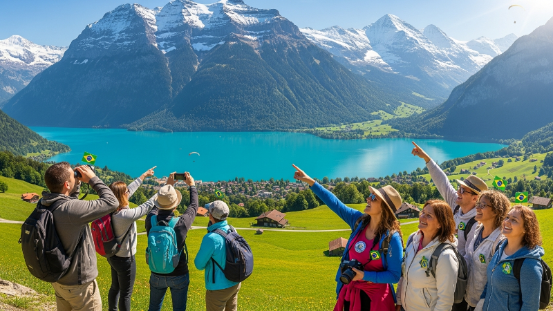 Descubra o Luxo e o Bem-Estar na Suíça: Um Destino Perfeito para Turistas Brasileiros