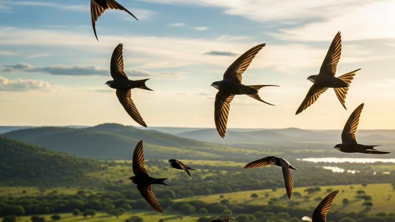 O Mundo das Aves: Entendendo o Comportamento dos Swifts
