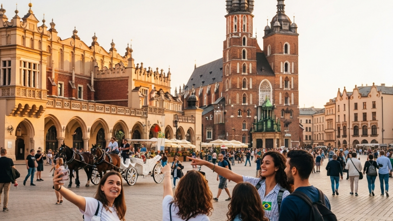 Descobrindo a Beleza Romântica da Polônia com Seu Parceiro