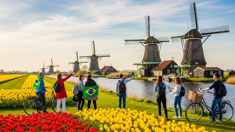 Descobrindo a Beleza da Holanda: Um Guia para Turistas Brasileiros