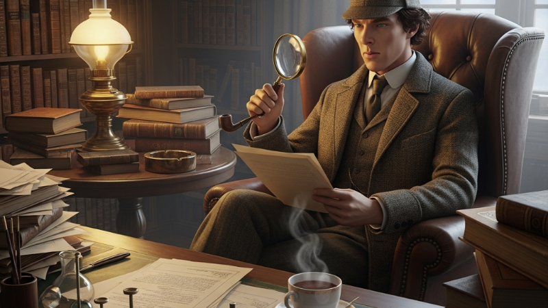O Legado de Sherlock Holmes: Influências Literárias e Temas Universais