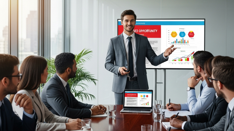 O Poder do Modelo de Pitch Deck: Como Apresentar Seu Negócio de Forma Eficaz