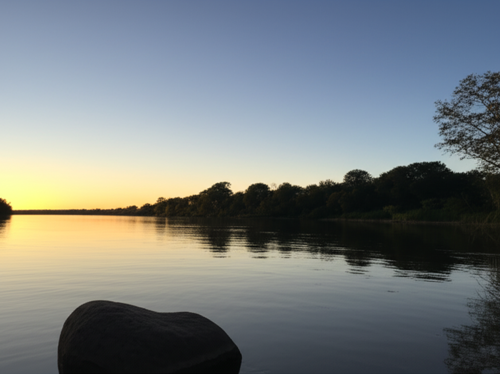 Sentados à Beira do Rio: Encontrando Deus no Silêncio e na Solidão