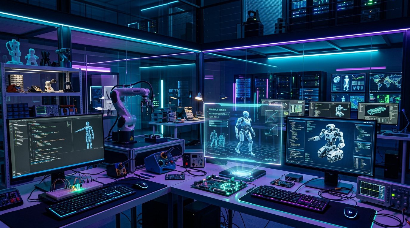 Robôs Industriais Ganham Inteligência Artificial Física: Uma Revolução na Fábrica