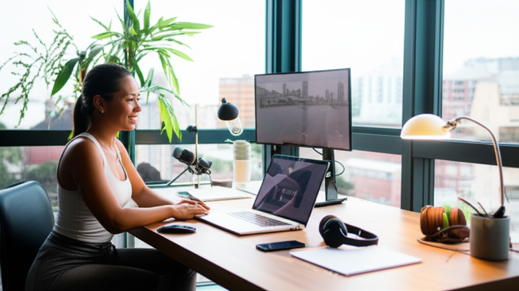 Home Office para Criadores de Conteúdo: Guia Completo de Auditoria para Otimizar Produtividade e Finanças