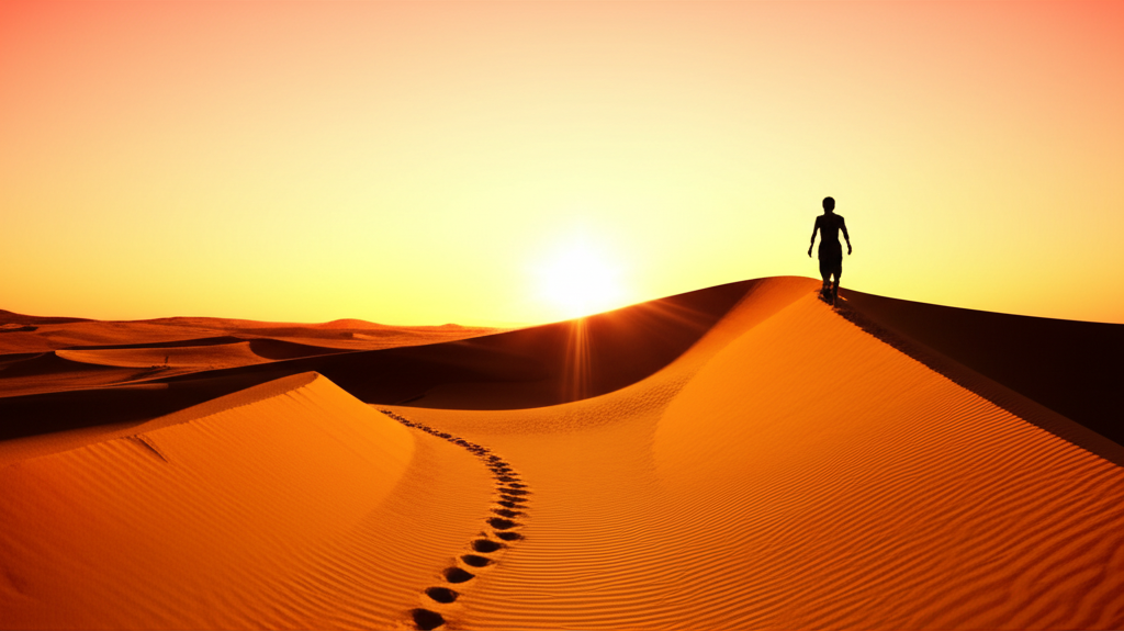 Quando o Caminho se Perde na Areia: Encontrando a Direção em Deus