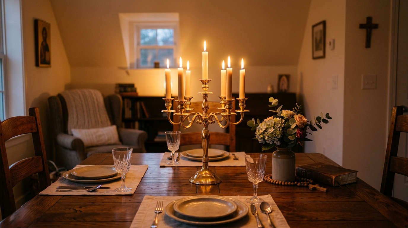 Iluminando os Caminhos: A Luz do Candelabro de Ouro