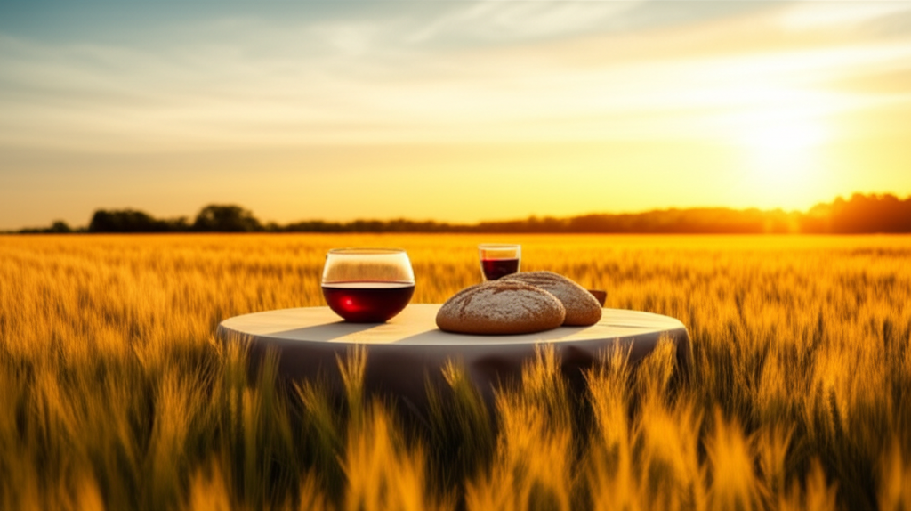 A Mesa Abençoada: Um Convite à Gratidão e ao Descanso em Deus