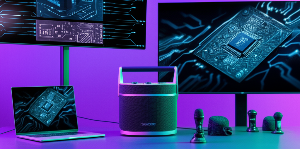 Projetor Portátil com Karaokê: A Loucura Tecnológica que Vai Transformar Suas Festas