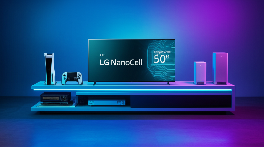 LG NanoCell 50" Surpreende: Descontos de 36% Transformam a Sua TV em Uma Experiência Imersiva