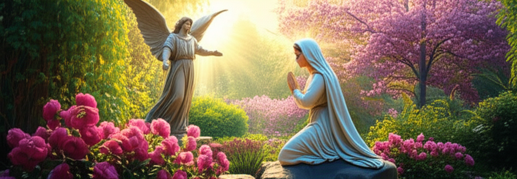 O Anjo Gabriel e a Mensagem Divina: Um Chamado à Fé e à Obediência